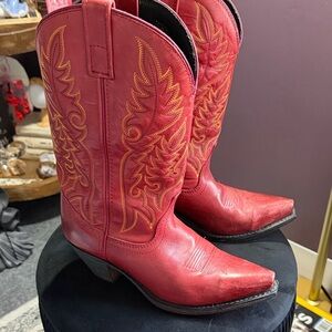 Laredo Red Heeled Western Boots